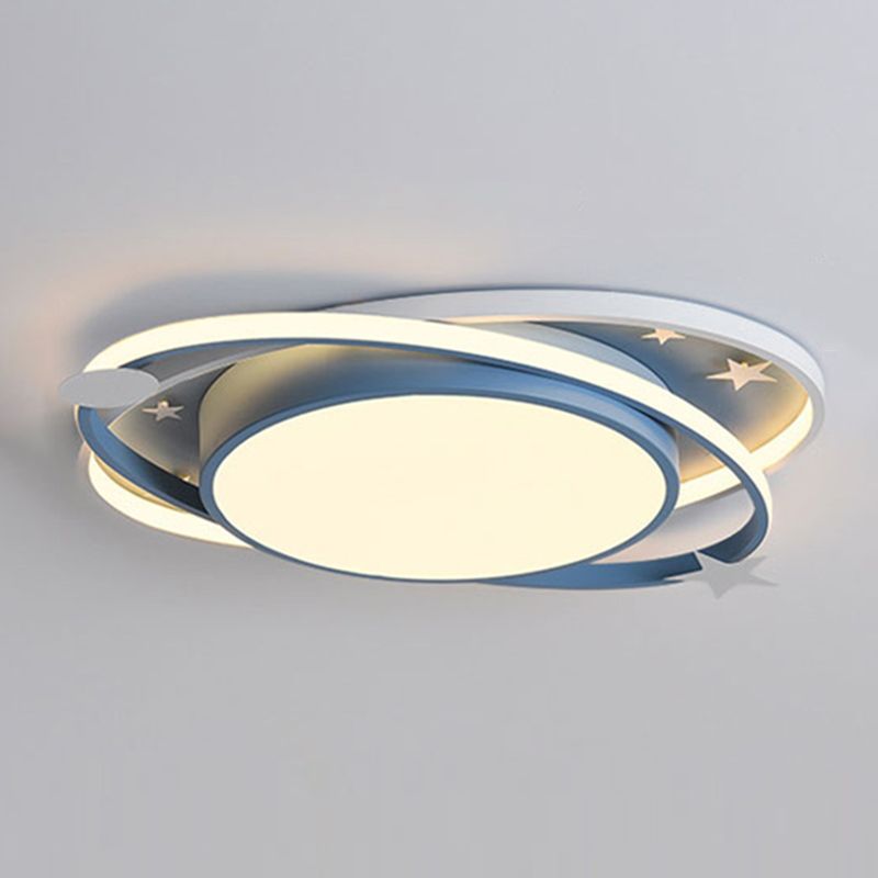 Eigentijdse LED-plafondlamp acryl kap kinderkamer inbouwlamp