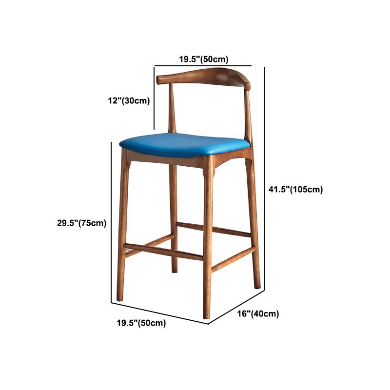 Modern Rectangle Ash Bar Table Set 1/2/3 Pieces Counter Table with Armless High Stools