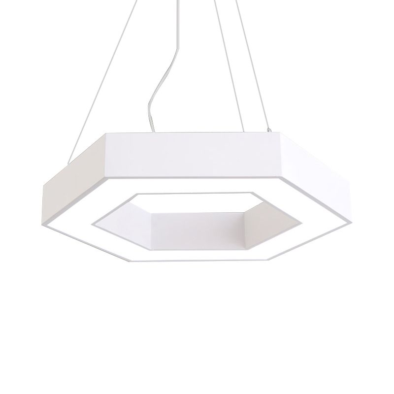 Green/Blue/Red Honeycomb Pendant Lighting Contemporary Led Metal Ceiling Lamp in White/Warm/Natural Light