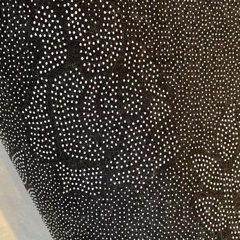 Geometric Indoor Rug Simple Polyester Stain Resistant Area Rug for Living Room