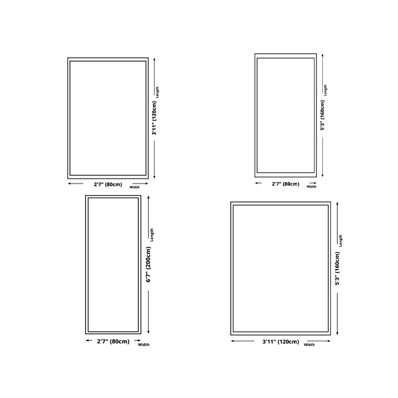 Donkergroene moderne tapijt polyester geometrie tapijt wasbaar tapijt voor woningdecoratie