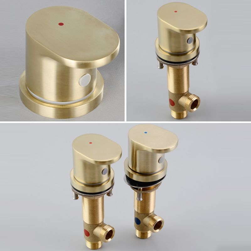 Modern Deck Mounted Metal Tub Filler Metal Tub Filler with Hose