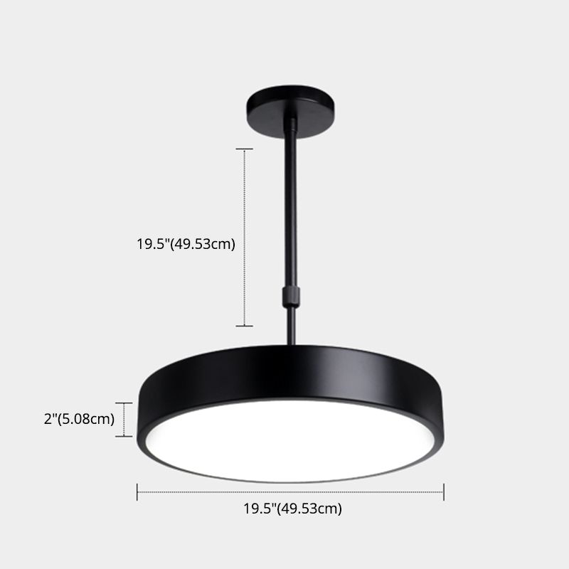Circolare Flush Monte Light Fixtures Moderno Acrilico Flush Light