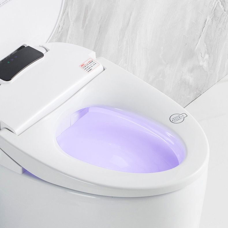 Modern Floor Mount Toilet Bowl Siphon Ceramic Toilet with Seat for Bathroom