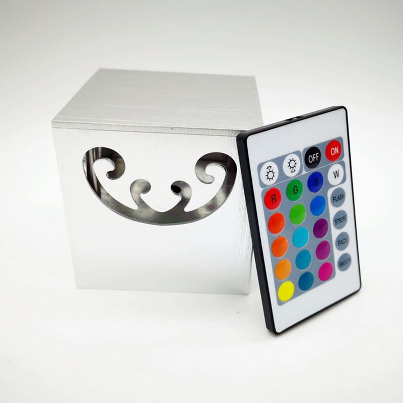 Lampe murale RVB tourbillonnant l'ambiance de style moderne lampe à applique LED décorative pour le vin pub