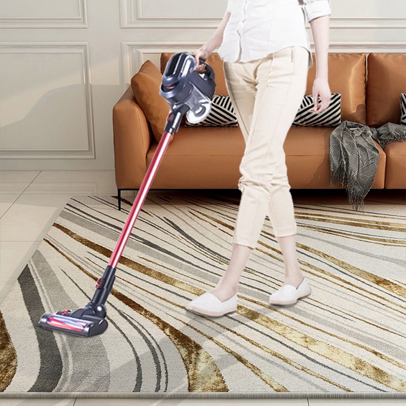 Multi Colored Calming Rug Polypropylene Abstract Pattern Indoor Rug Easy Care Stain-Resistant Carpet for Living Room