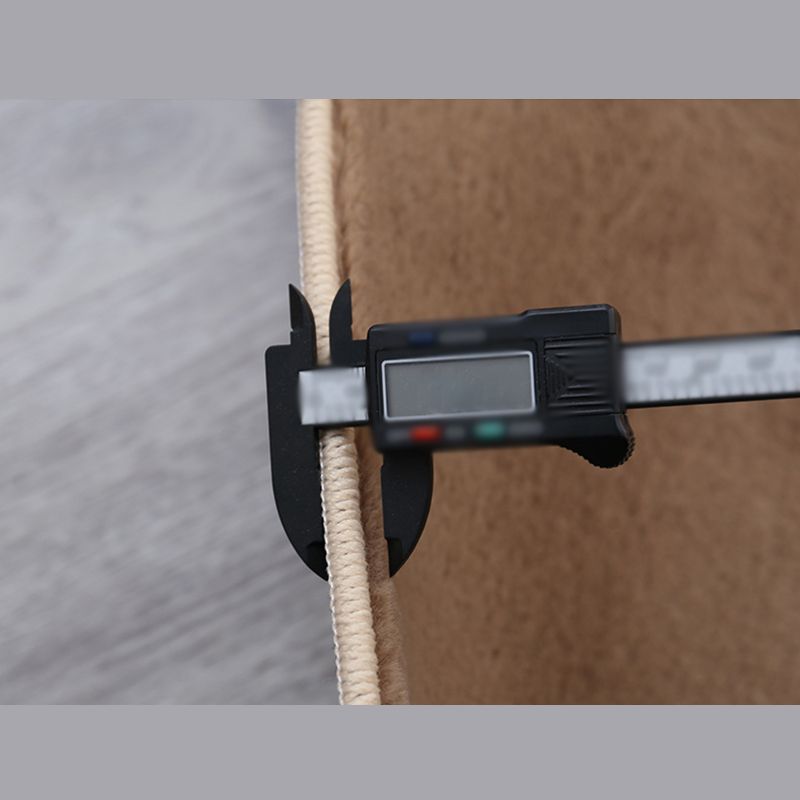 Blue Area Carpet Polyester Solid Color Area Rug Easy Care Washable Rug for Bedroom