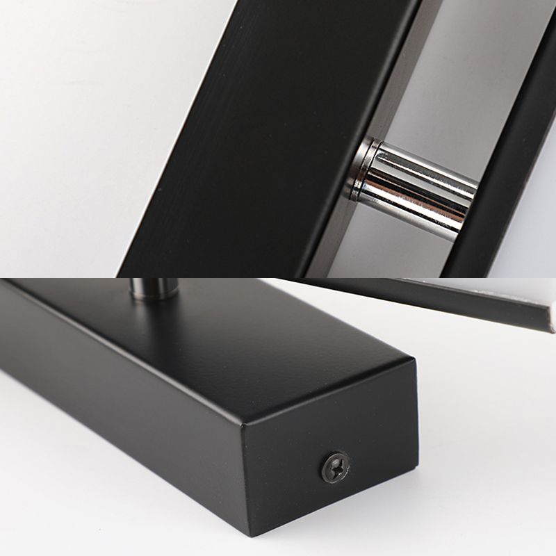 Rectangular Metal Wall Lighting Fixtures Modern Wall Mounted Light Fixture for Bedroom