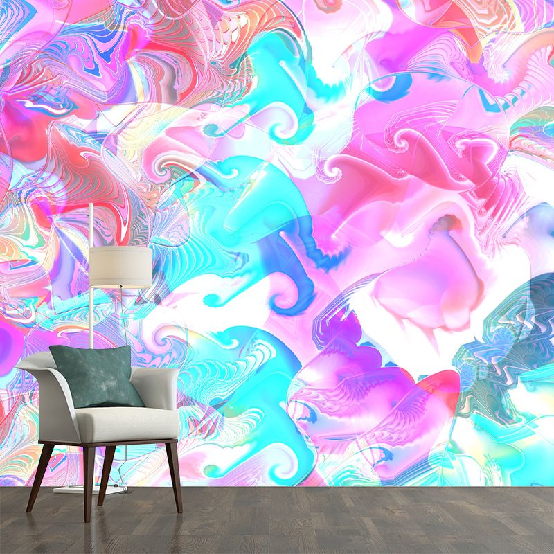 Illustration Mildew Resistant Mural Wallpaper Abstract Painting Indoor Wall Mural
