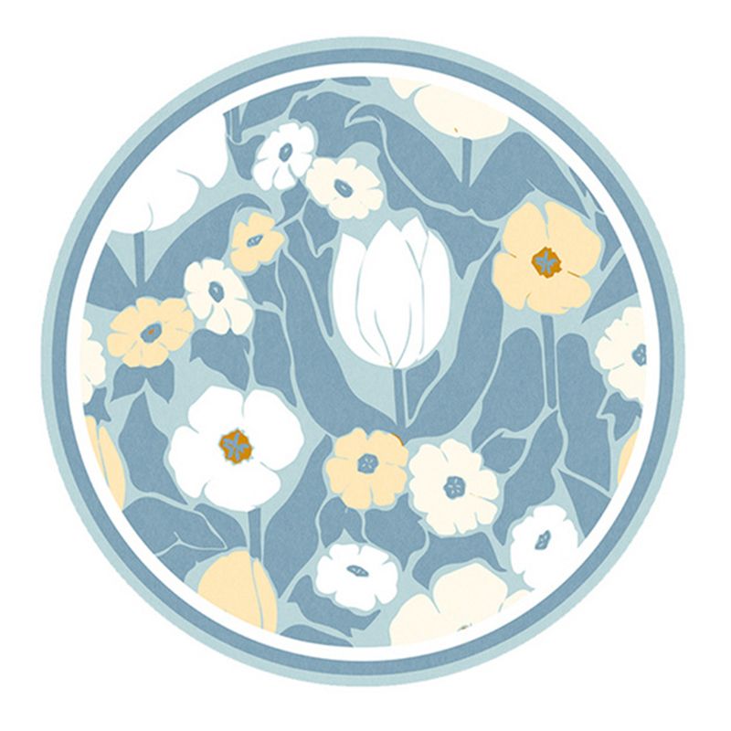 Nordic Modern Rug Rainforest Polyester Rug Washable Rug for Living Room