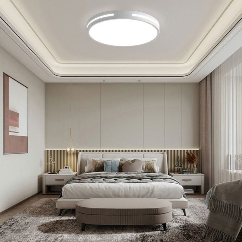 Modern Style Acrylic Flush Mount Light Fixtures 1-Light Geometric Flush Mount Led Lights