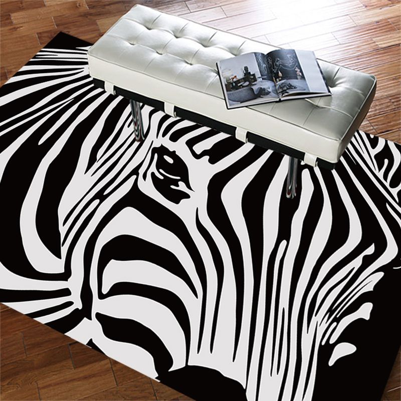 Leisure Area Rug Polyester Animals Print Rug Stain Resistant Area Rug for Home Decor