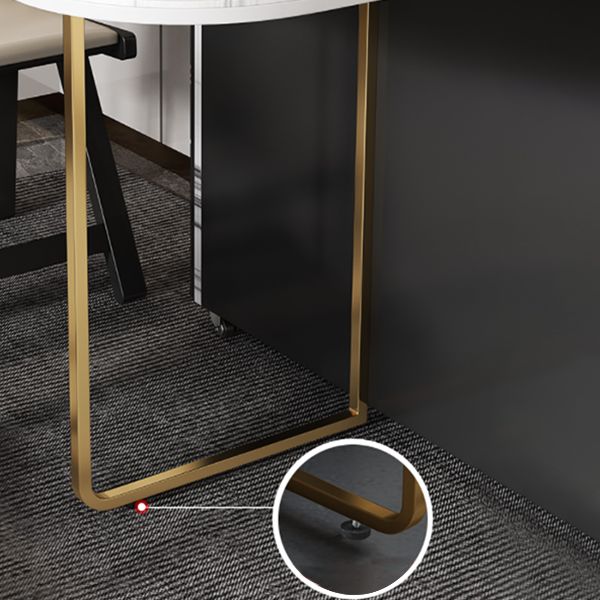 Zeitgenössische Drop-Leaf-Esszimmerkollektion, ovale Möbel, 15" L x 31,5" B x 29,5" H