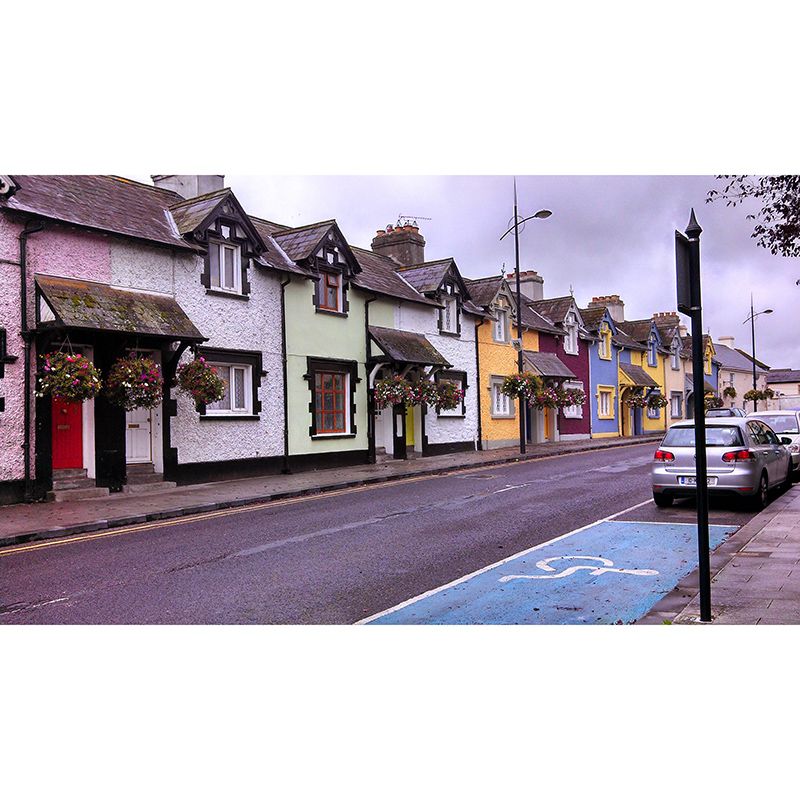 Beautiful Photography Mural Wallpaper Town Scenery Indoor Wall Mural