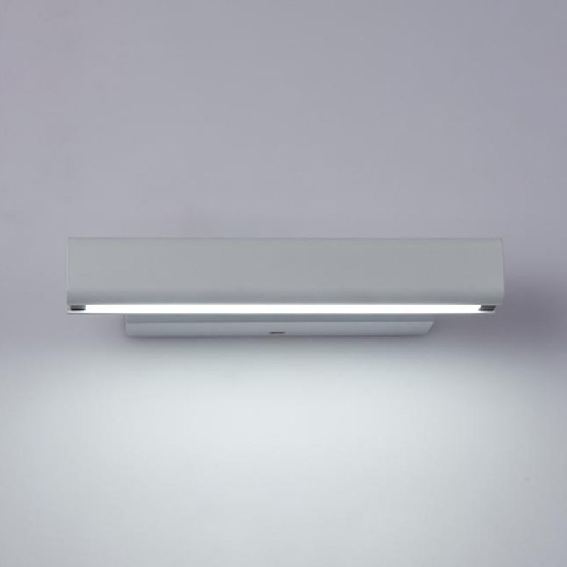 Metal Square Shape Wall Light Modern Style 1 Light Wall Mounted Light Fixture