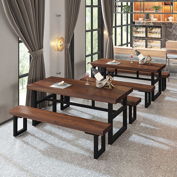 Modern 1/3/5 Pieces Dining Set Rectangle Wood Dining Table for Kitchen