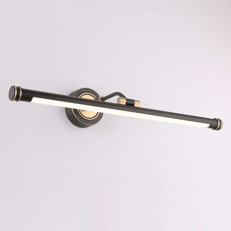Modern Style Tube Vanity Wall Lights Metal 1 Light Vanity Mirror Lights