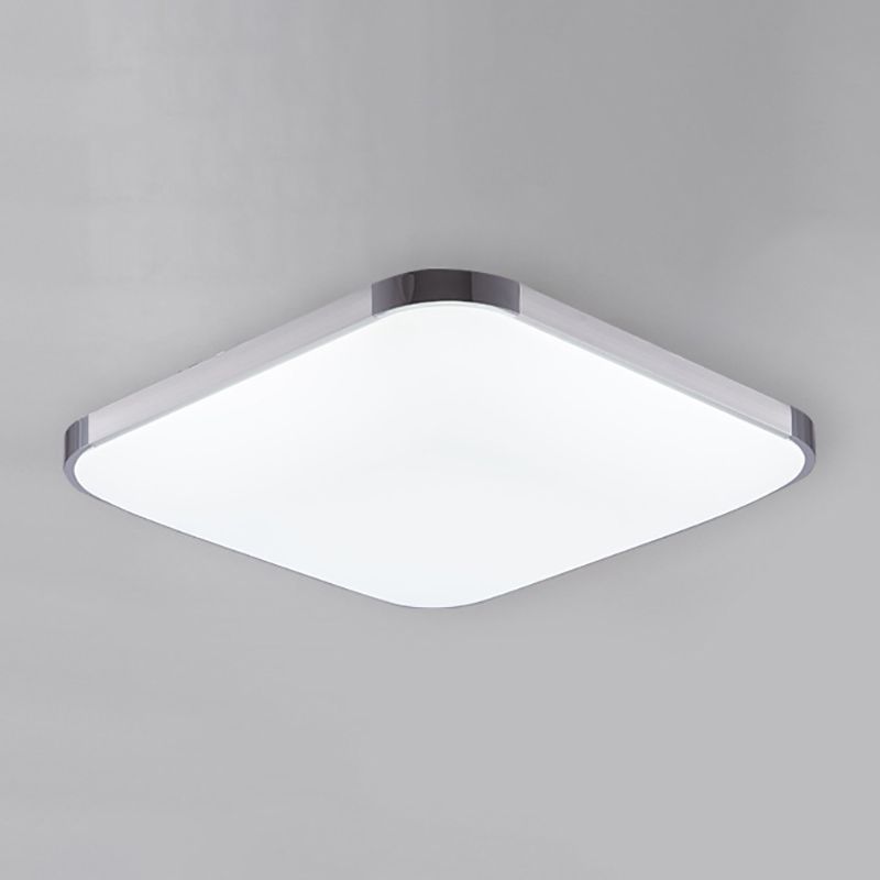Minimalist LED Flush Mount Ceiling Light Modern Geometry Ceiling Lamp with Acrylic Shade