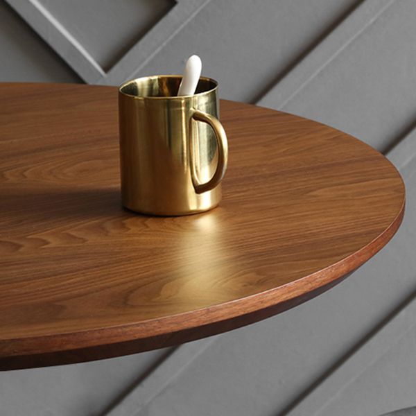 Industrial Solid Wood Bar Table Round Dining Table for Kitchen Living Room