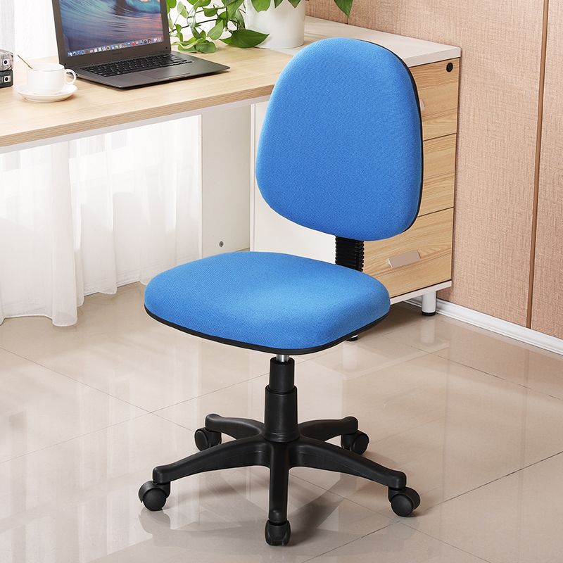 Mid-Back Swivel Office Chair Lumbar Support Desk Chair with Wheels