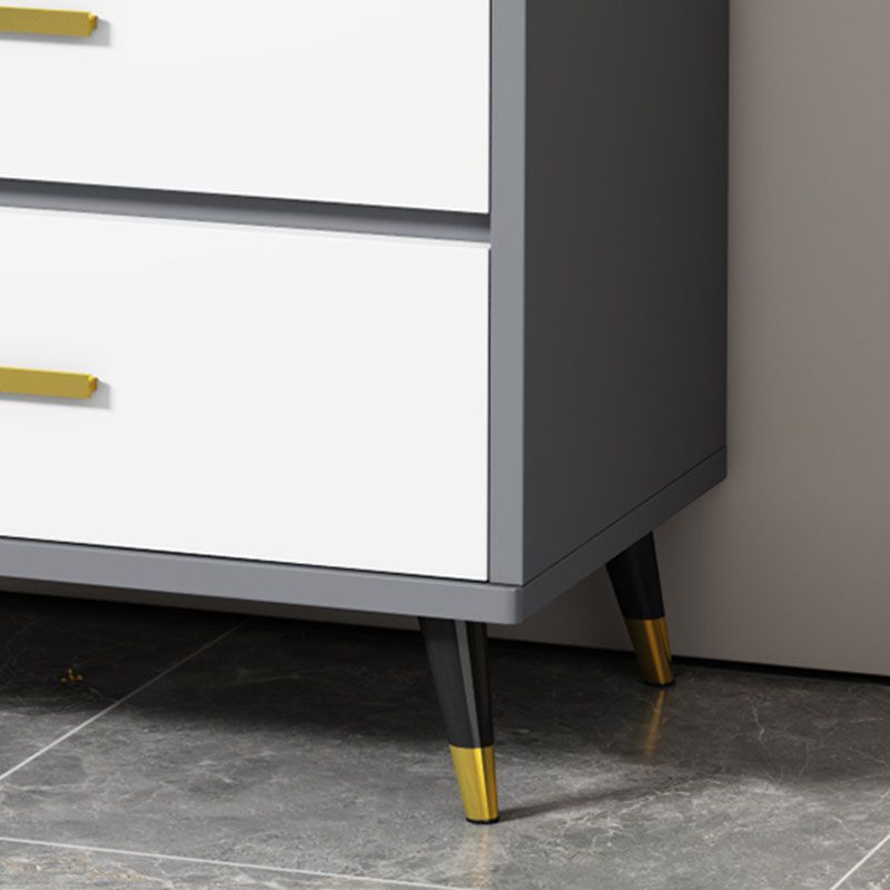 Glam 16" Wide Chest Bedroom Stone Storage Chest with Drawers