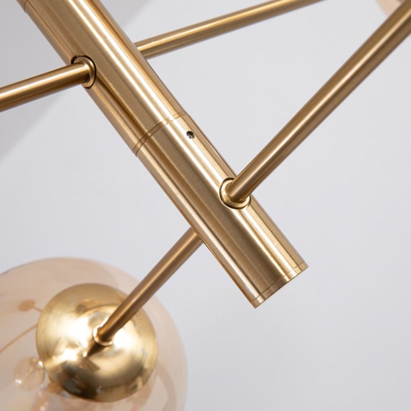 Modern Globe Chandelier Lights Glass Chandelier Pendant Light for Living Room
