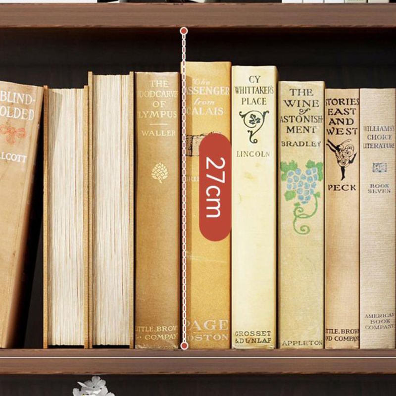 9.45" W Modern Book Shelf Engineered Wood Home Shelf Bookcase