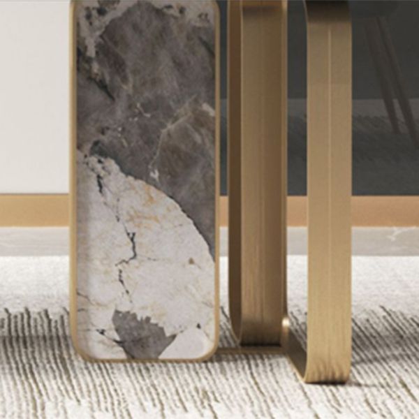 Luxurious Sintered Stone Top Dining Set Rectangle 1/2/3/5/6/7/9 Pieces Dining Table Set