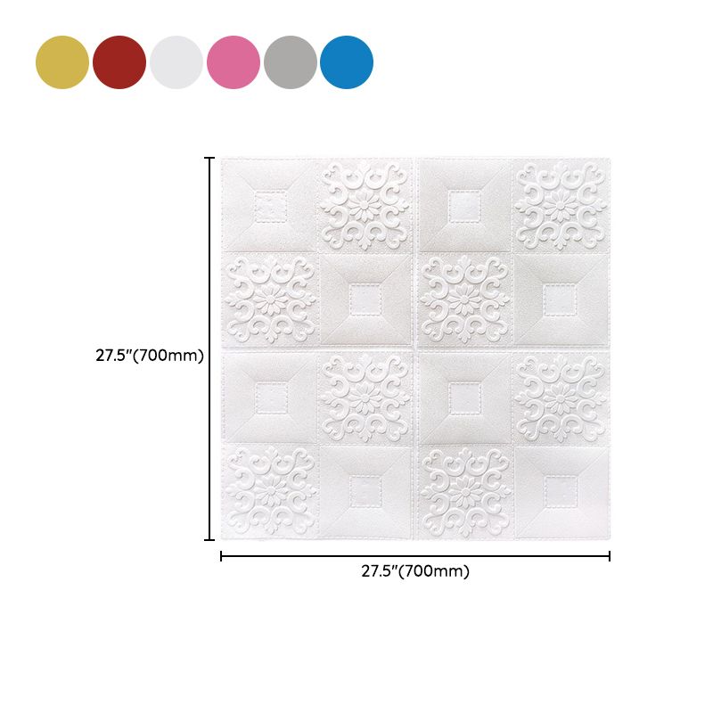 Modern Wall Paneling Foam 3D Embossed Peel and Stick Wall Panel