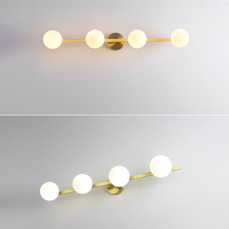 Éclairage mural à bulles métalliques