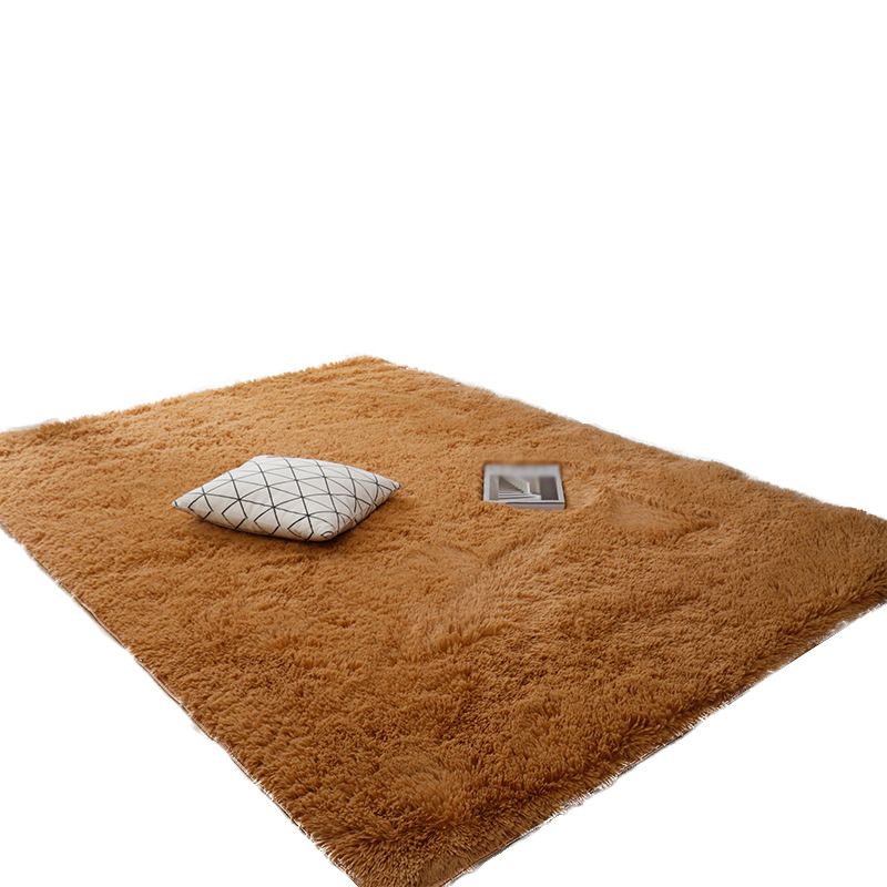 Simple Gradual Change Rug Polyester Modern Rug Stain Resistant Rug for Drawing Room