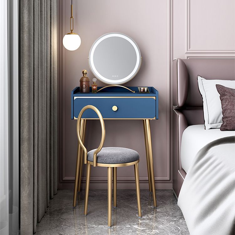 Engineered Wood Vanity Set with Stool Luxurious Dressing Table
