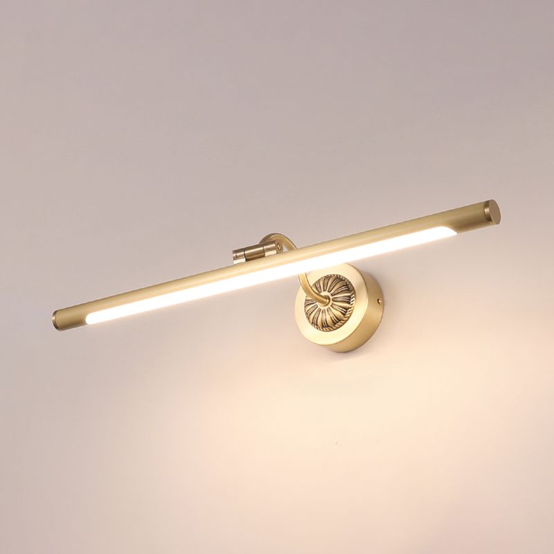 Traditional Mirror Front Lighting LED Vanity Wall Light Fixture with Acrylic Shade