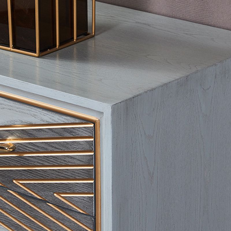 15.6/14.82 Inch Width Glam Storage Chest Manufactured Wood Dresser