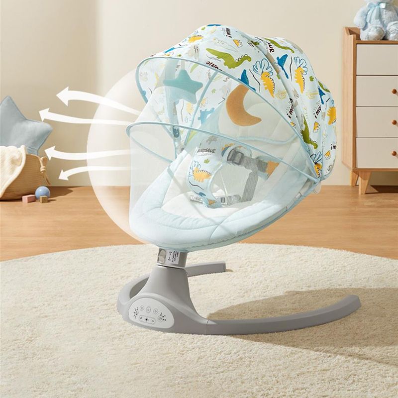 Electric Bedside Oval Bassinets Washable Side Crib Machine for Bedroom