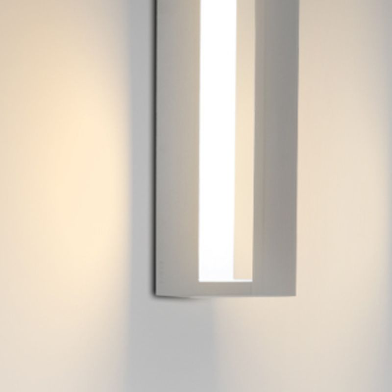 Minimalism Wall Sconce Metal Outdoor Sconce Light Fixture for Courtyard