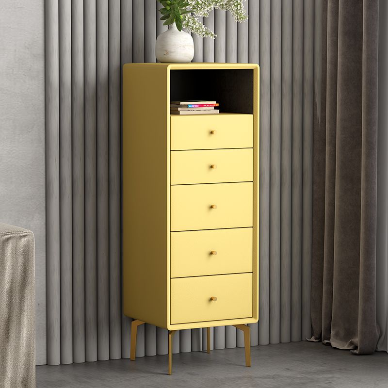 Lingerie Chest Metal Legs Contemporary Chest with Drawers for Bedroom