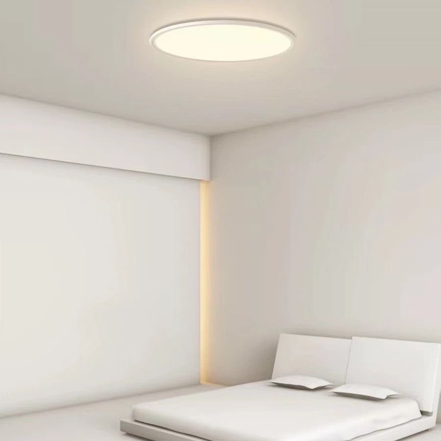 Luminaires encastrés circulaires à 1 lumière à montage en aluminium de style moderne