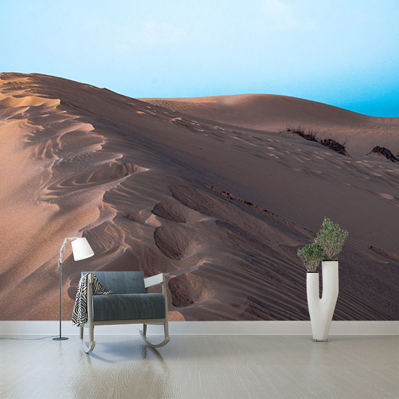 Tropical Desert Wall Covering for Sitting Room Water Resistant, Made to Measure