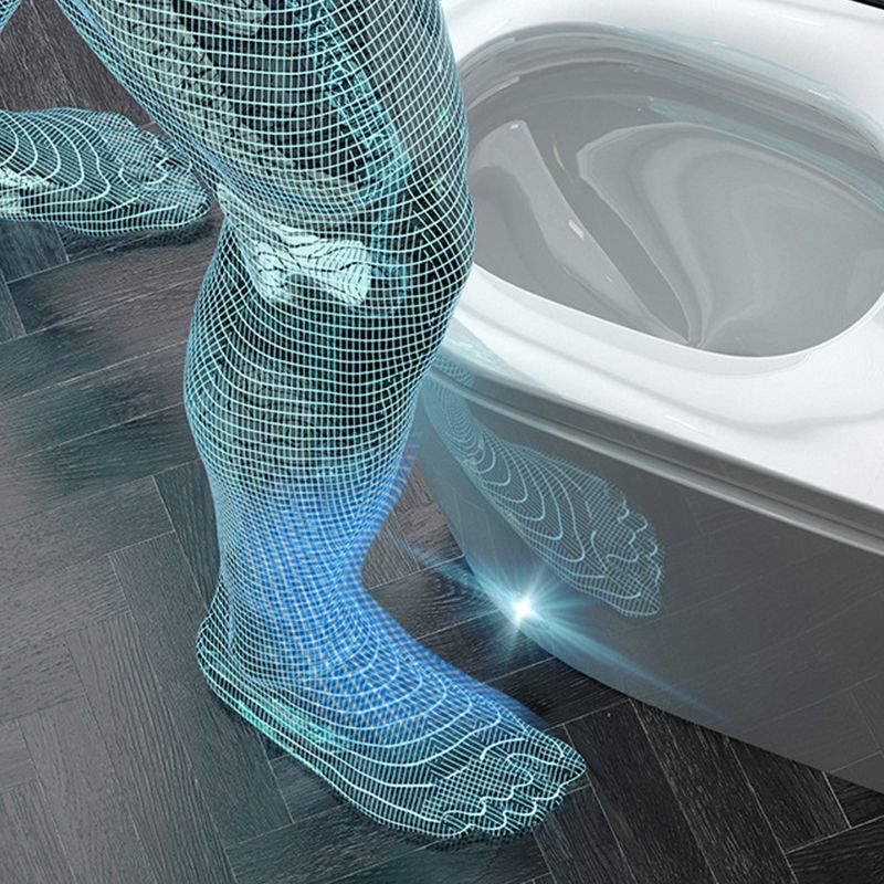 Modern Ceramic Flush Toilet Floor Mounted Toilet Bowl for Bathroom