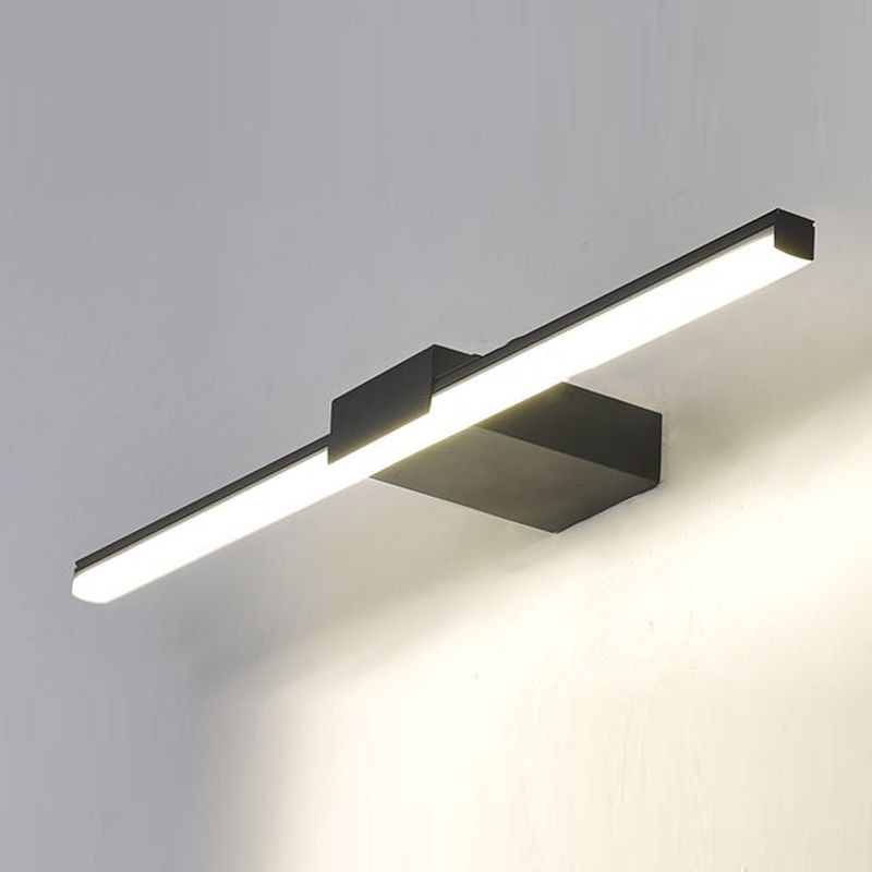 Lineaire vorm metalen spiegel Wandverlichting Moderne 1-licht wandgemonteerde verlichting