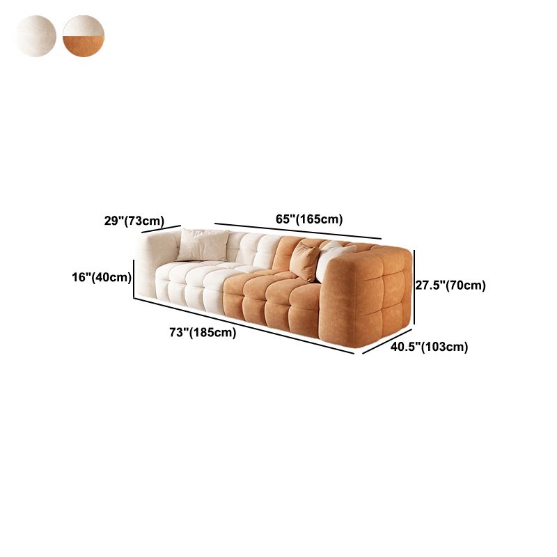 Tuxedo Arm Sofa with Tufted Back for Living Room 40.55" Wide