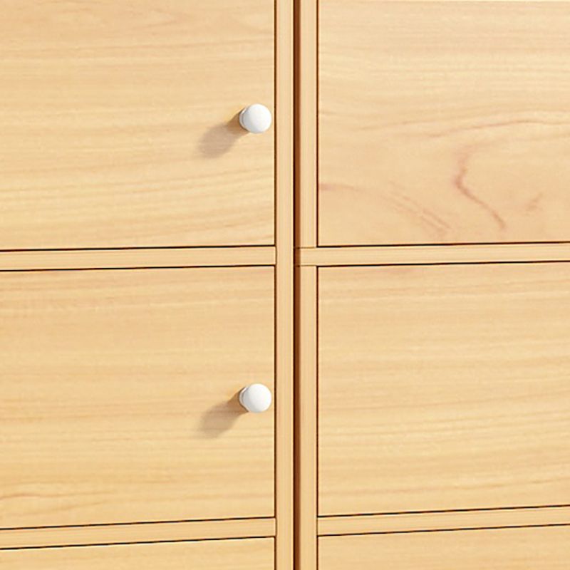 Contemporary Matte Finish Dresser Vertical Wood Storage Chest