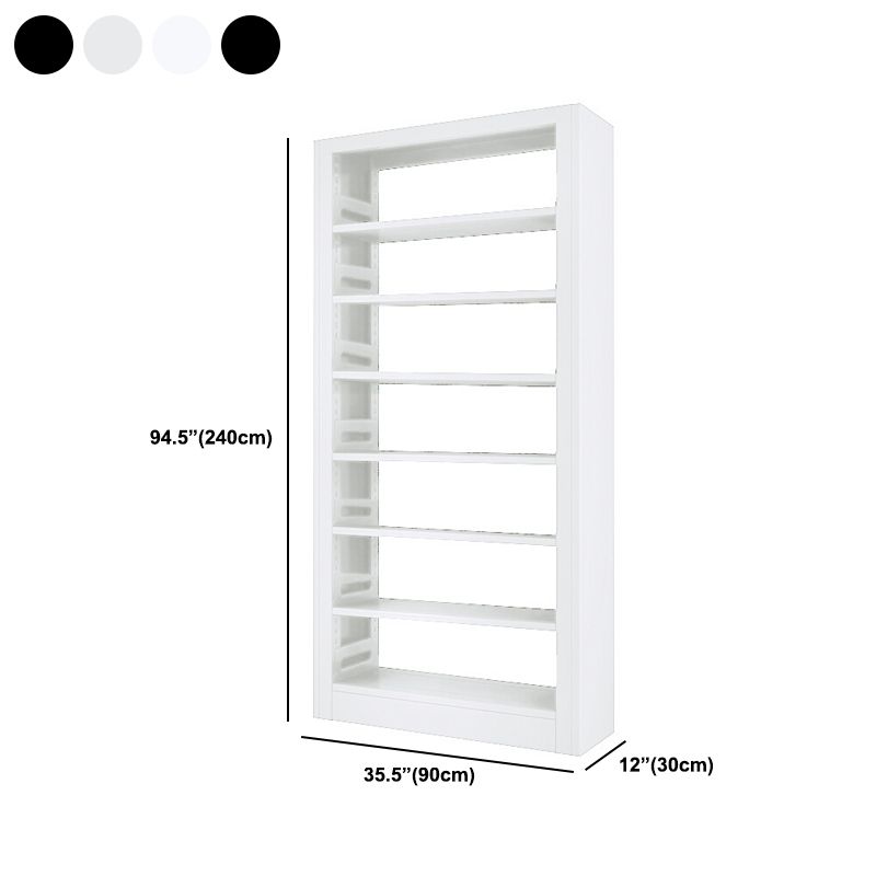 Rectangle Etagere Bookcase Modern Metal Open Bookcase with Shelves