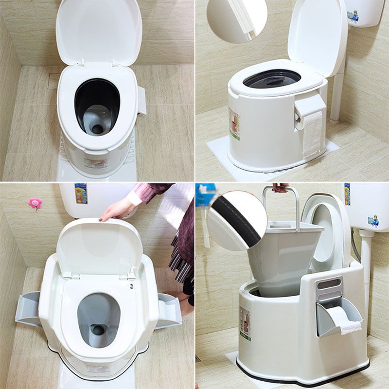 Contemporary Plastic Toilet Floor Mounted Toilet Bowl for Washroom