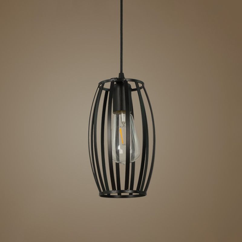 Geometric Island Light Industrial Hanging Lighting Fixture for Dining Room