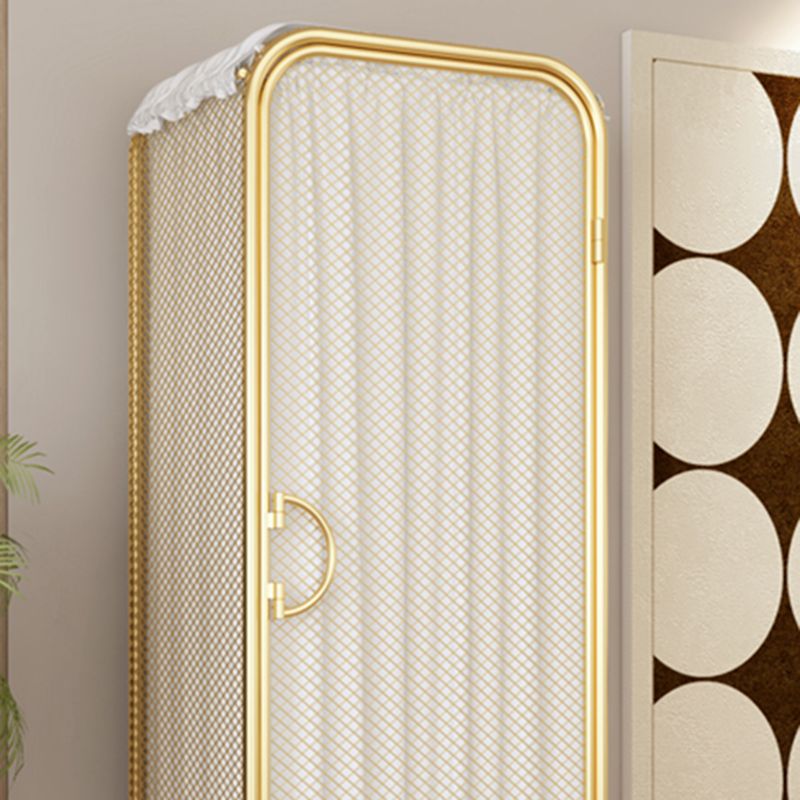 Modern Style Wardrobe Cabinet Metal Clothes Rail Wardrobe Armoire for Home