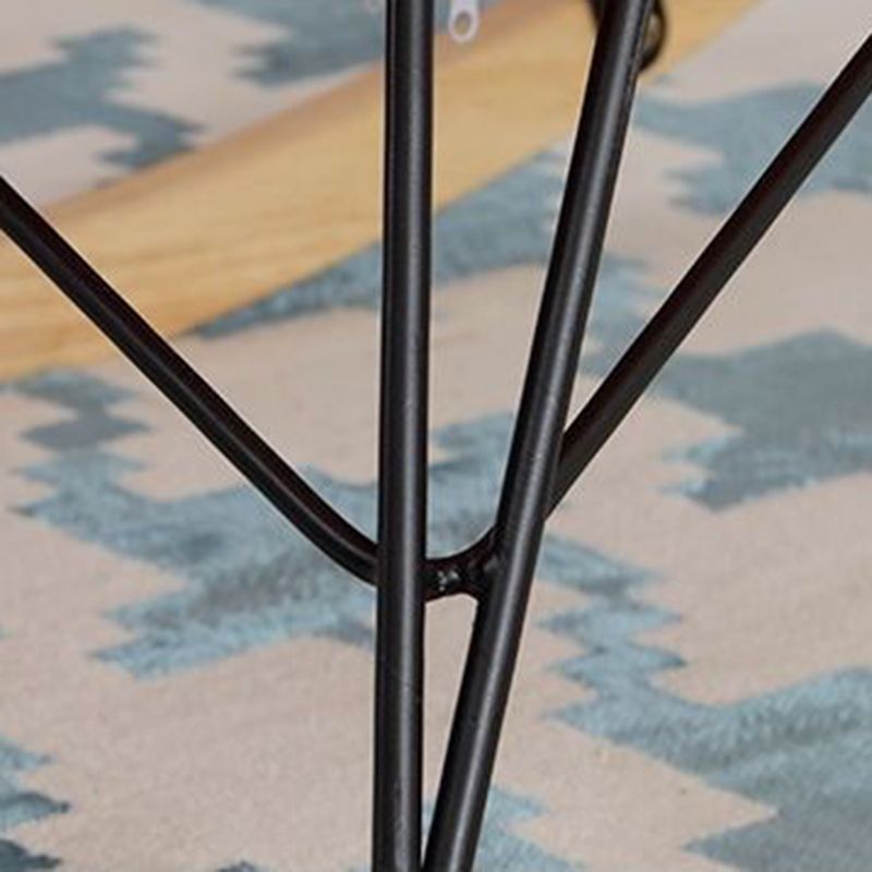 Contemporary Rocking Chair Cotton Upholstered Tufted Solid Color Indoor Rocking Chair