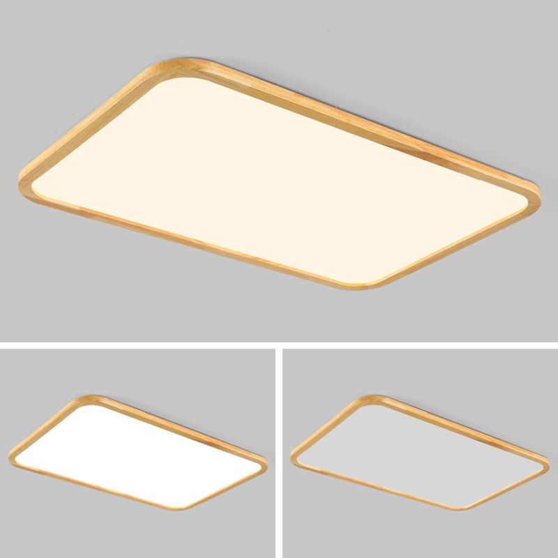 Modern Geometric Shape Ceiling Lamp Acrylic 1 Light Flush Mount for Living Room Bedroom