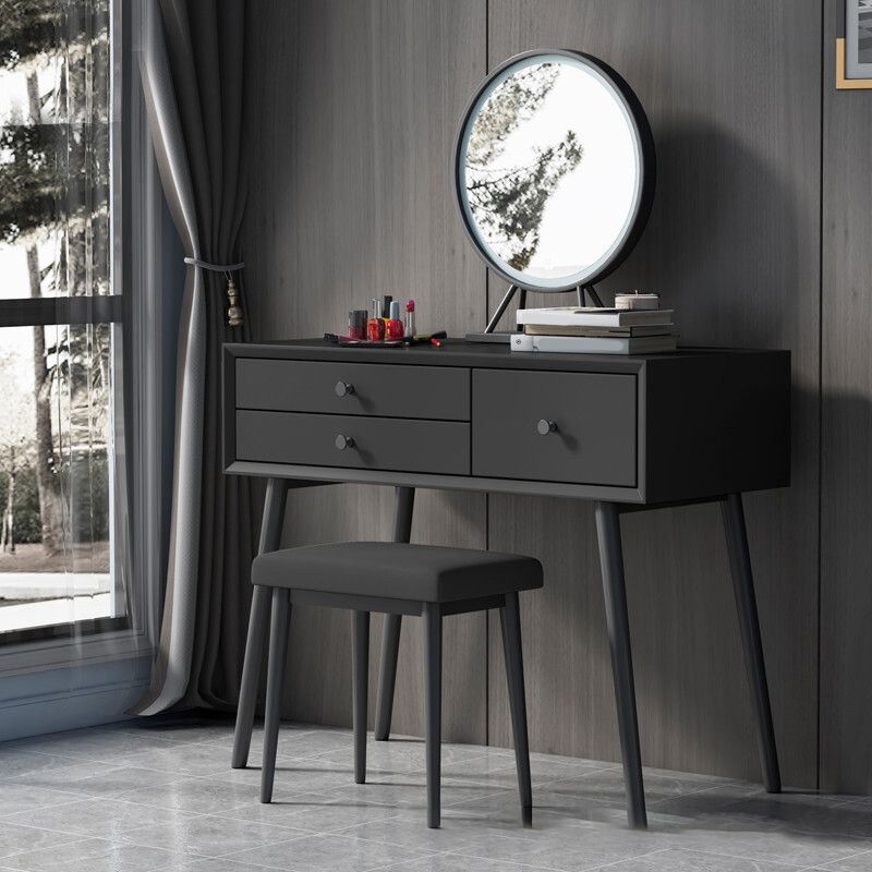 Modern 233.46" Height 3-Drawer Table Top Makeup Vanity for Bedroom